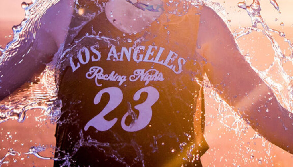 woman jumping out of water 23 on t-shirt