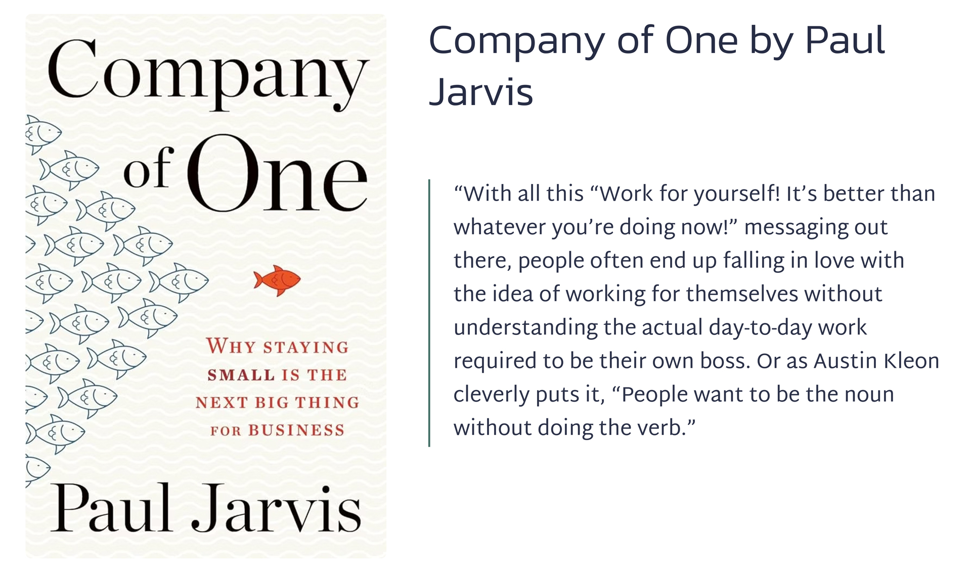 company-of-one